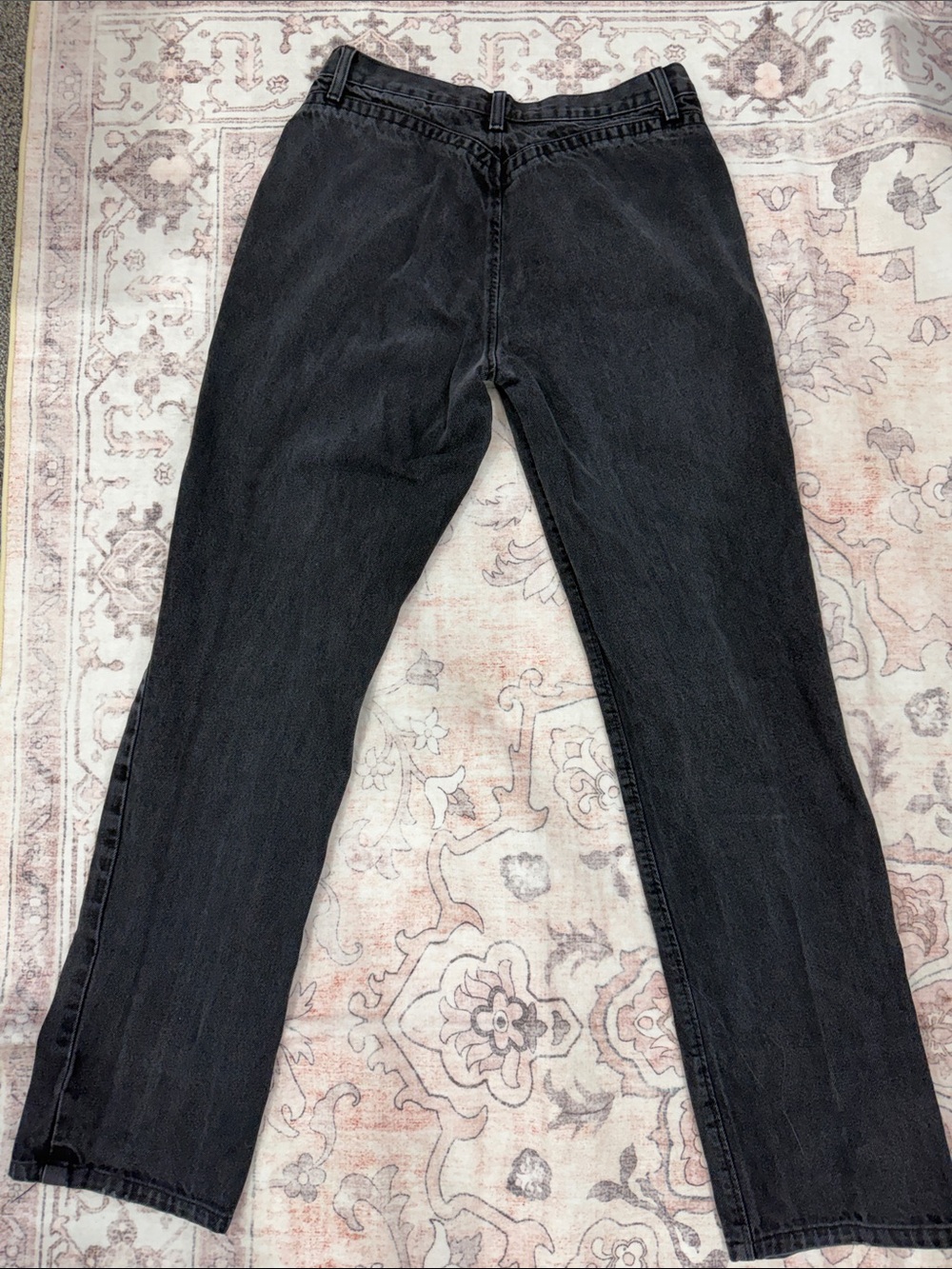 Rockies Straight Black Jeans - Classic Five-Pocket Denim - Picture 4 of 5